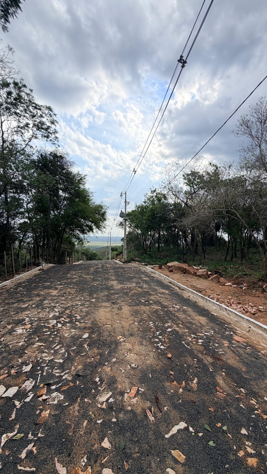 Vista del camino y paisaje